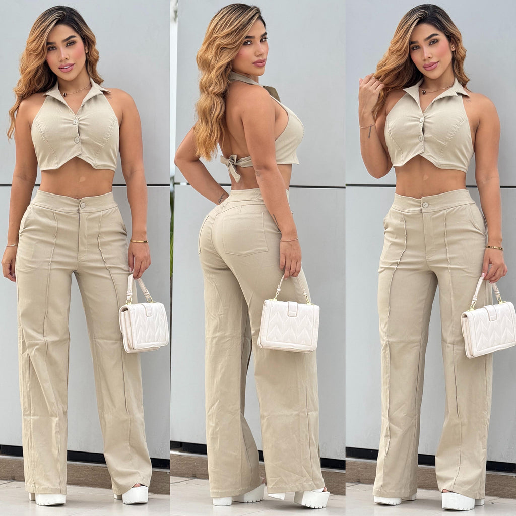 Chaleco Crop Elegance