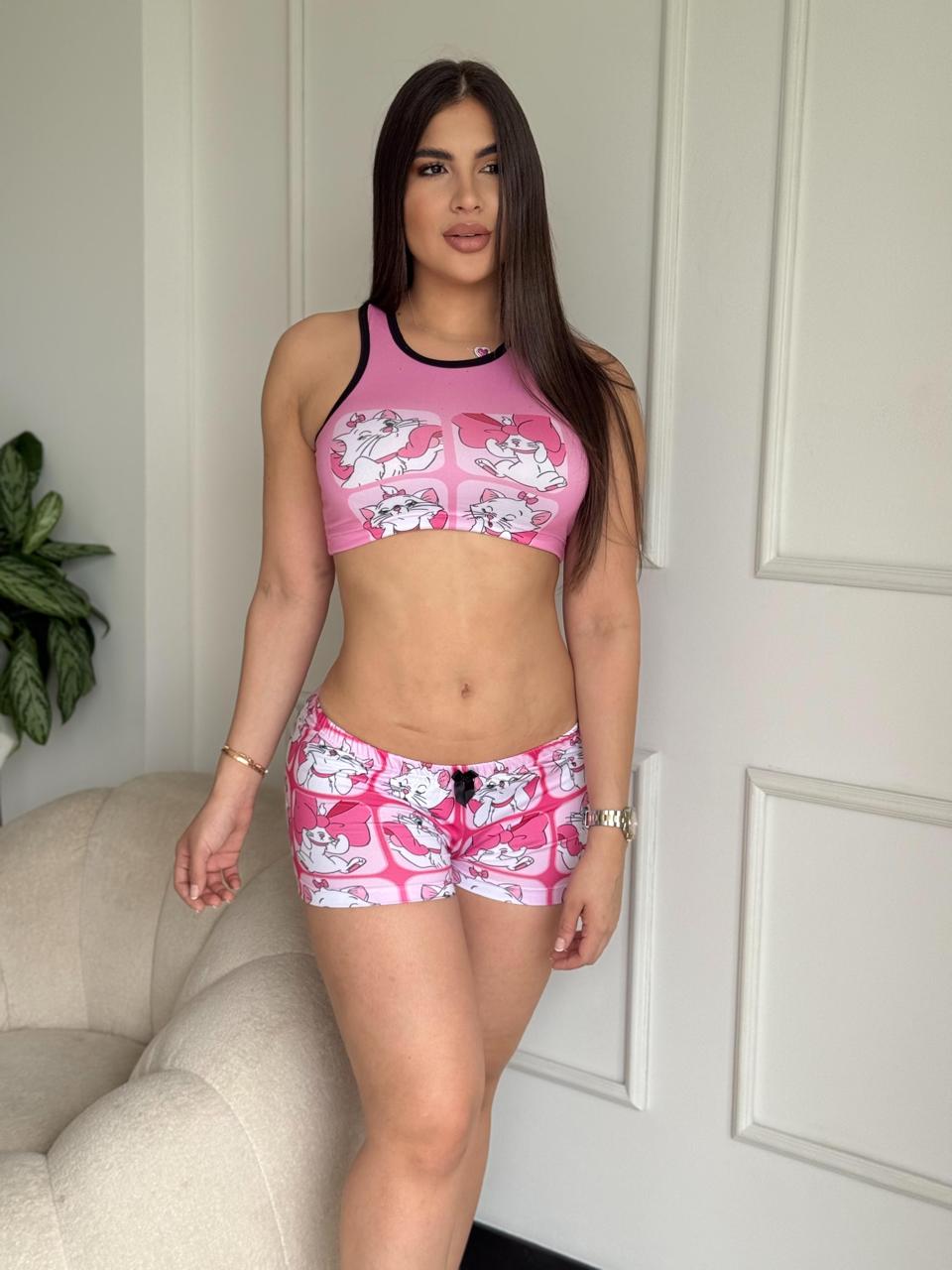 Pijama Shorty Dream Pop 💖