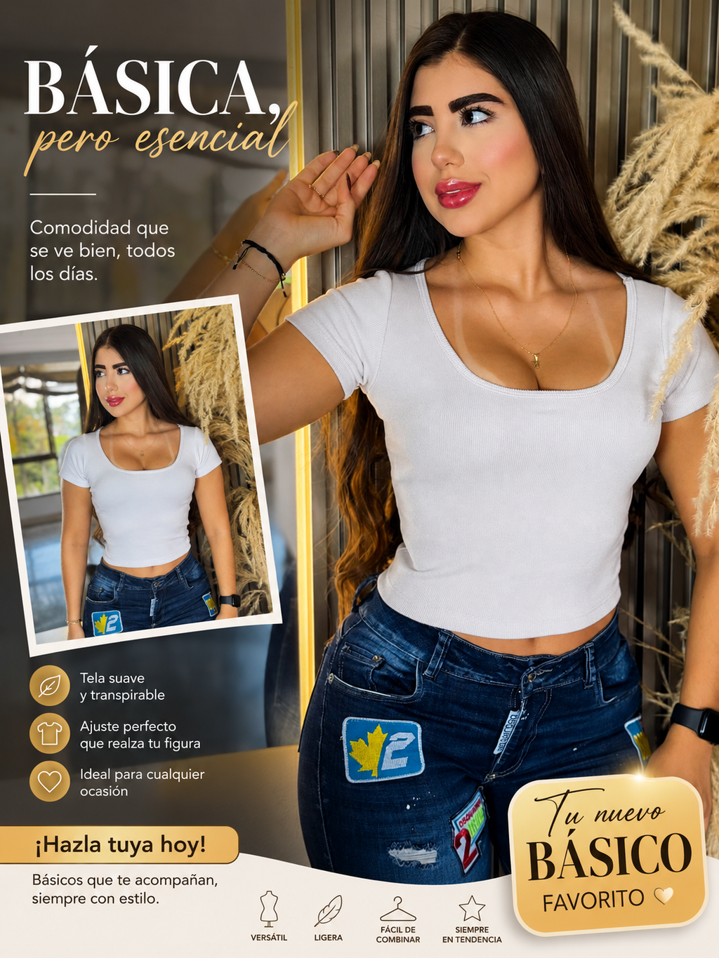 Blusa Americana Básica