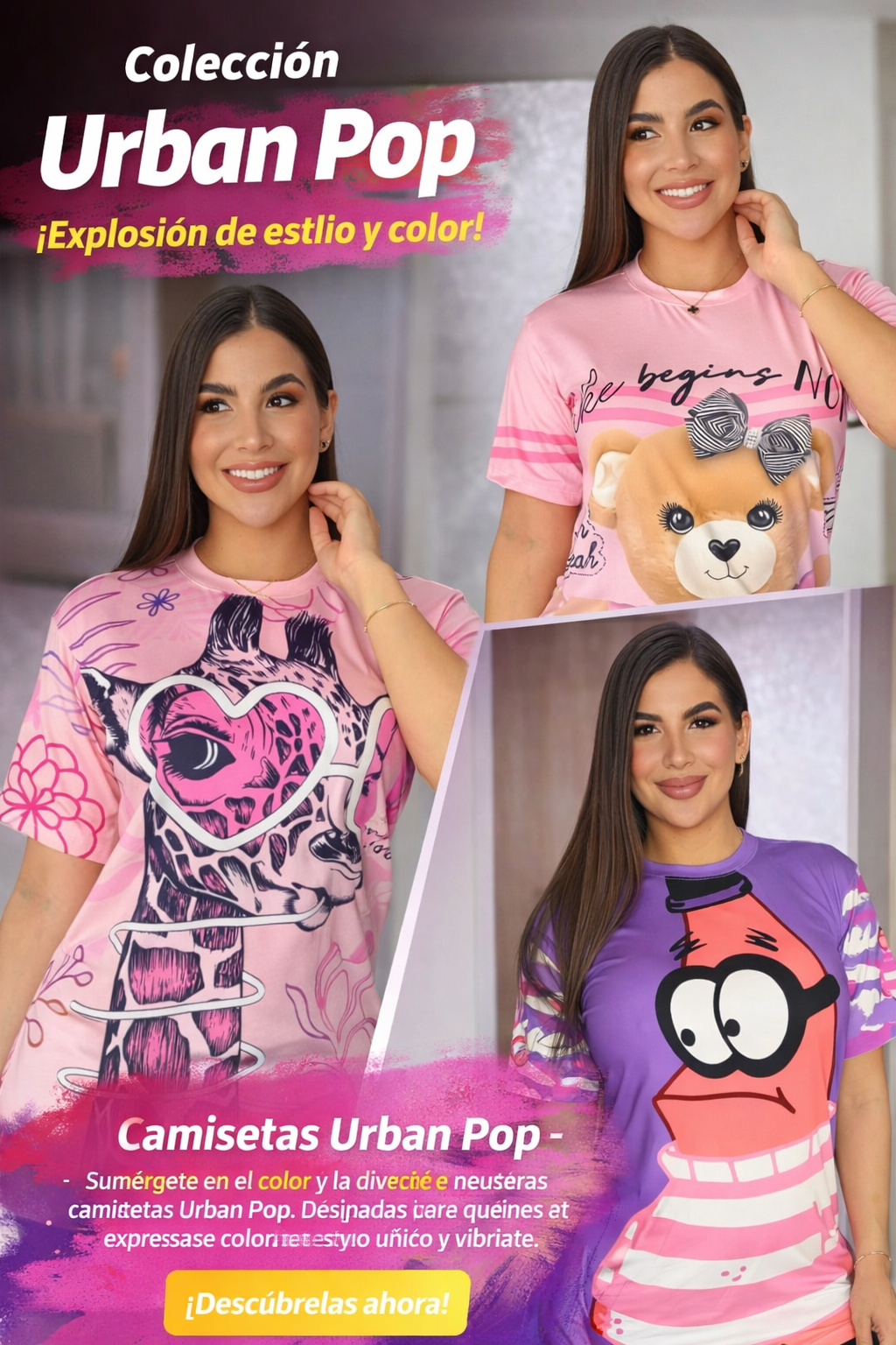Camiseta “Urban Pop Vibes”