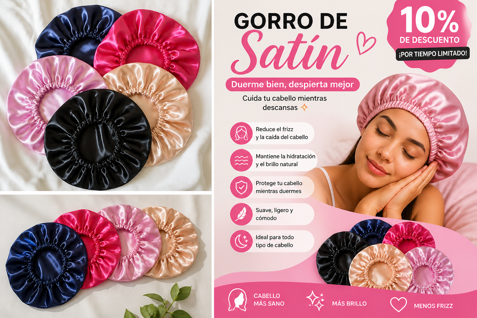 Gorro SatinCare Deluxe