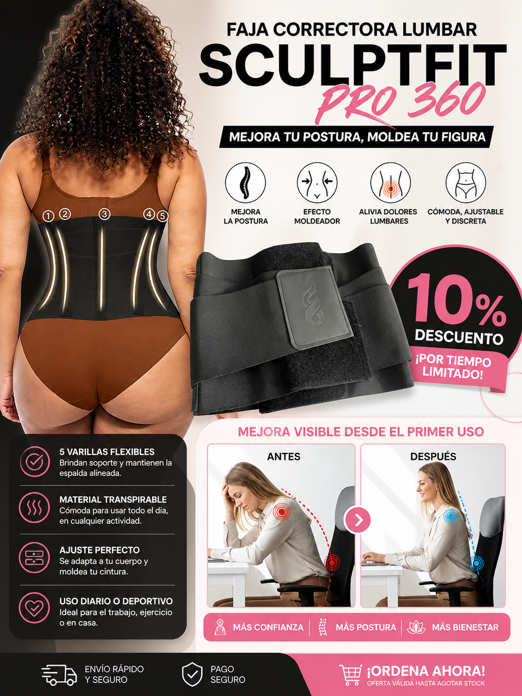 FAJA REDUCTOR DE CINTURA