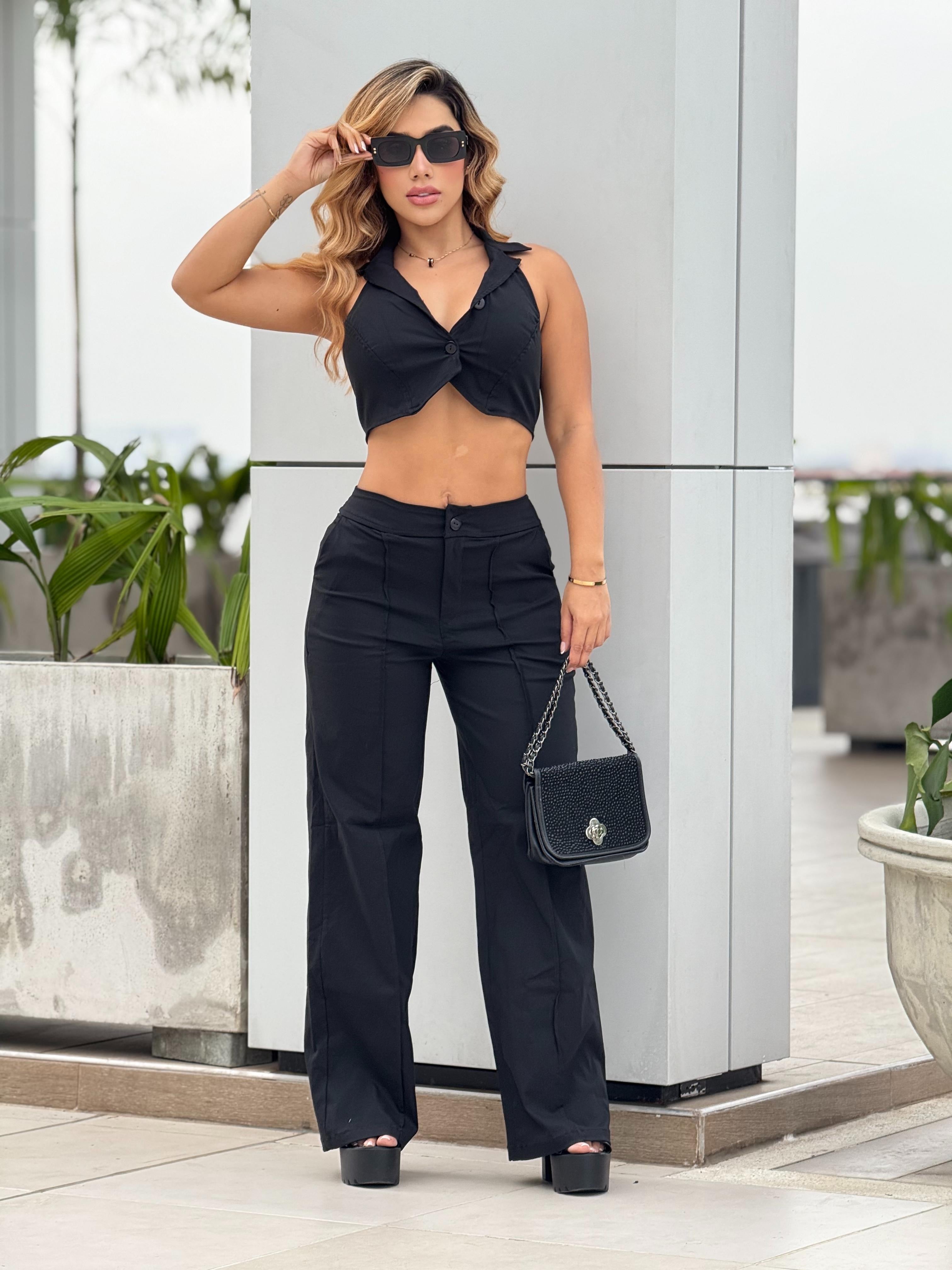 Chaleco Crop Elegance