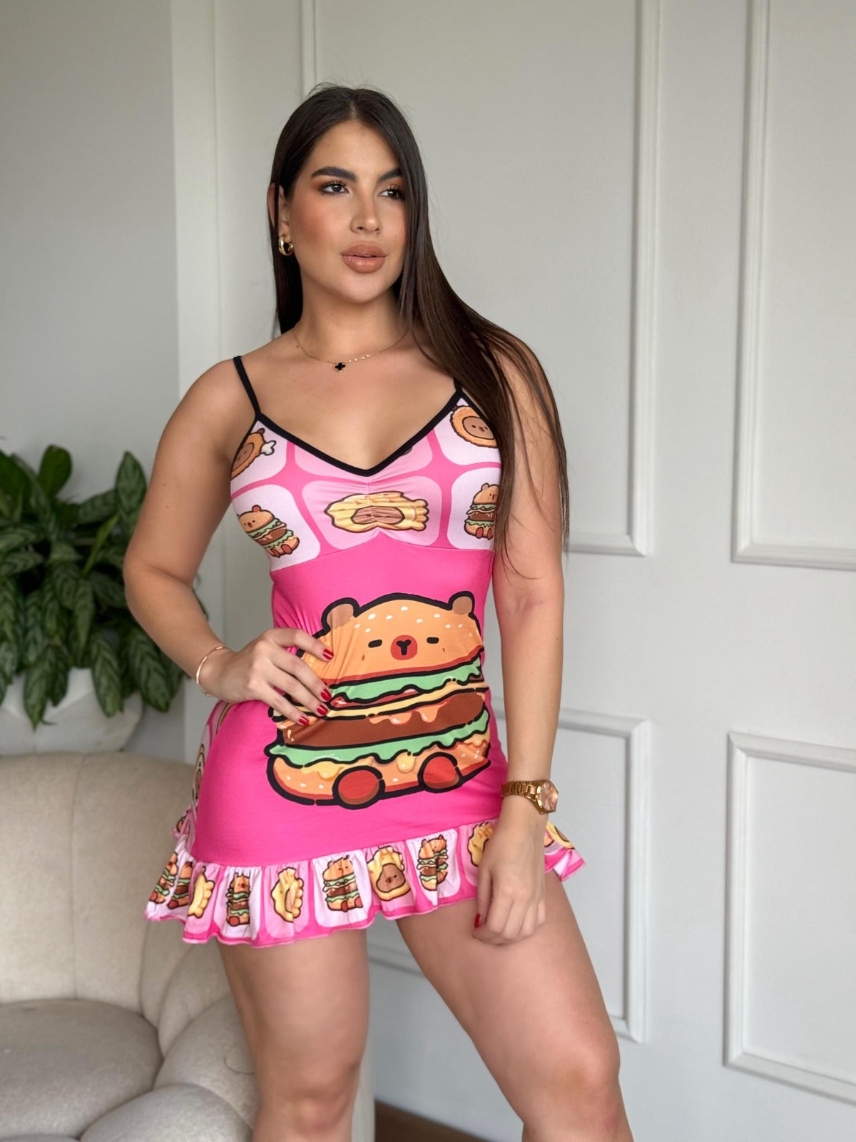 Pijama Sweet Cartoon Chic